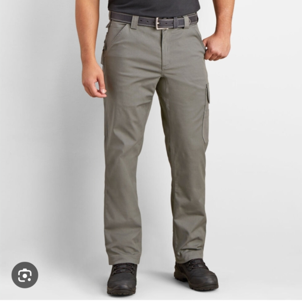 Duluth Men’s Flex Fire Hose Gray Standard Fit Pants 34x30